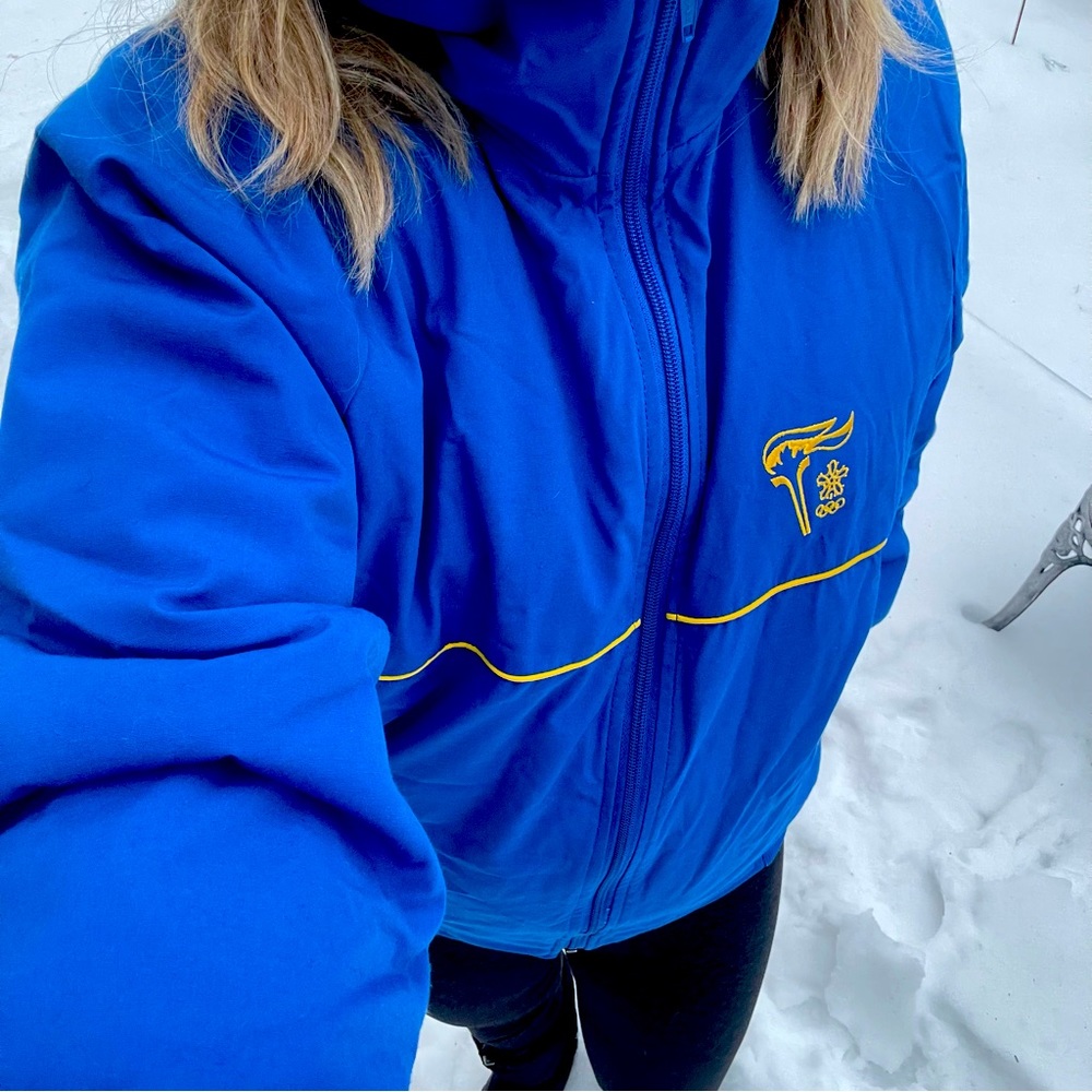 Sunice 1988 Calgary Olympics Thinsulate Winter Bomber Jacket Coat Vintage
